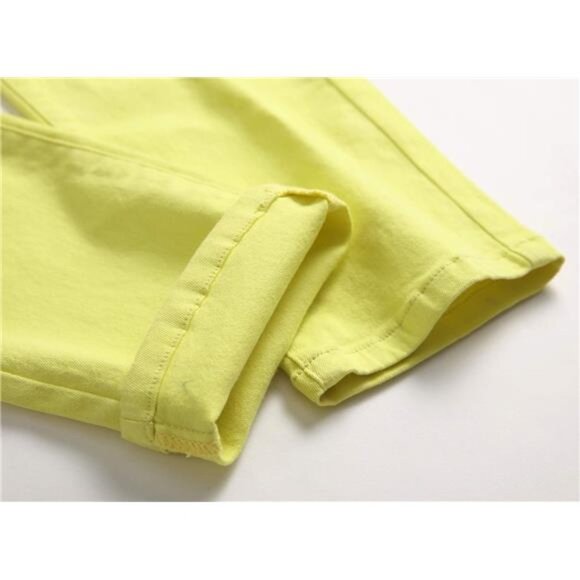 Men's Skinny Slim Fit Stretch Straight Leg Fashion Jeans Pants - Picture 6 of 7